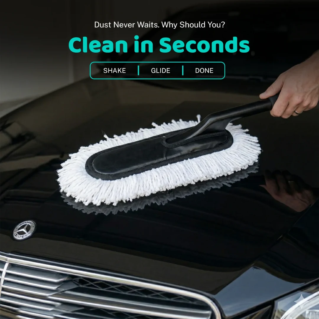 Dotefo Car Duster — Paraffin Wax-Coated Microfiber photo 5
