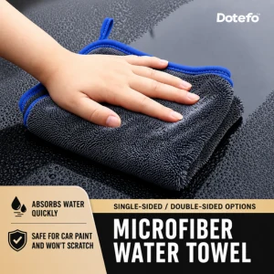 Dotefo 600 GSM One-Side Twisted Loop Microfiber Towel — 60 × 40 cm photo 4