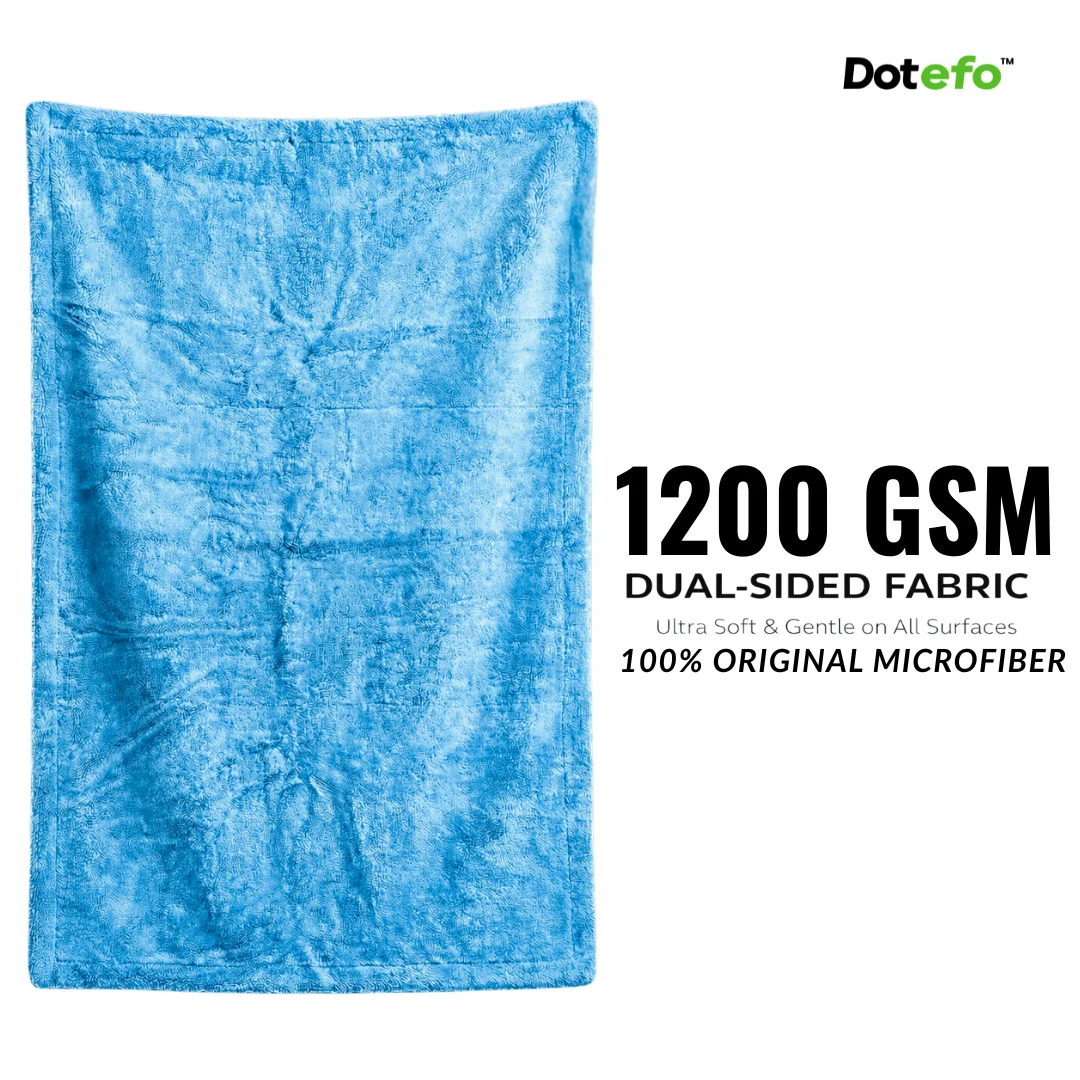 Dotefo 1200 GSM Double-Side DotLoop Microfiber Towel — 80 × 50 cm photo 5