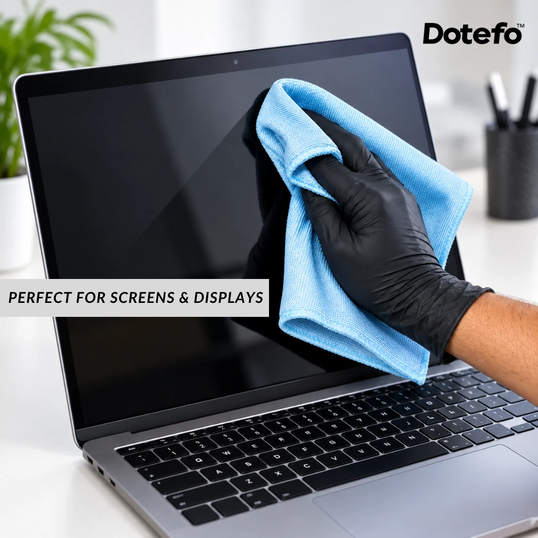 Dotefo Microfiber Glass Towel — Pack of 3 photo 5