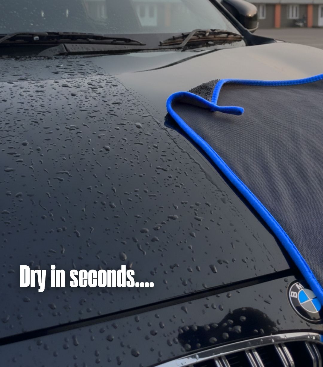 Dark Grey Twisted loop Microfiber cloth 80*50