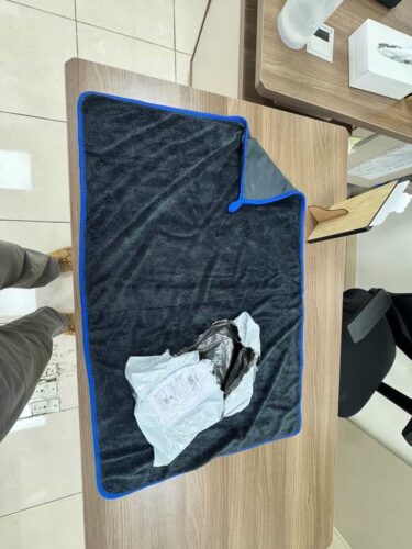 800 GSM One-Sided Twisted Loop Microfiber Towel – 80×50 cm photo review