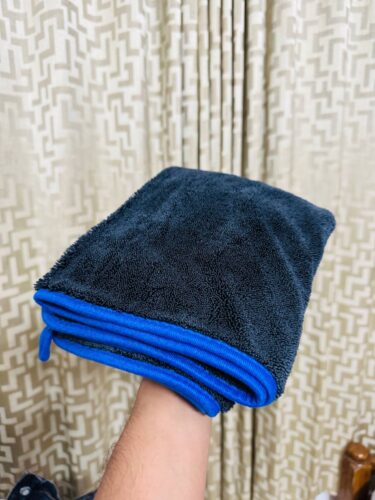 800 GSM One-Sided Twisted Loop Microfiber Towel – 80×50 cm photo review