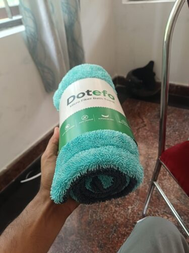 1200 GSM Double Side Twisted Loop Microfiber Drying Towel 80×50 cm photo review