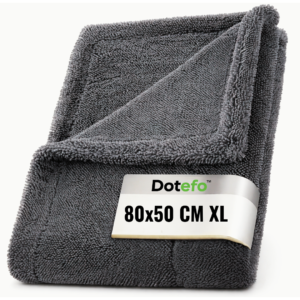 1200 GSM Double Side Twisted Loop Microfiber Drying Towel 80×50 cm